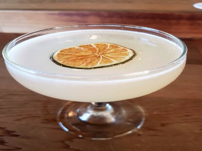 Craft cocktail from Kuleana Rum Shack on the Big Island of Hawaii.